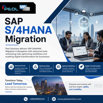Bangalore, Business, SAP S/4HANA Migration In Bangalore