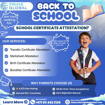 Dubai, Legal, School Certificate Attestation In UAE