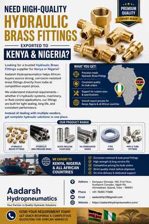 Nairobi, Automotive, Need High-Quality Hydraulic Brass Fittings Exported To Kenya & Nigeria?