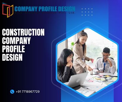 Mumbai, Computer, Premium Construction Company Profile Design For Powerful Brand Identity