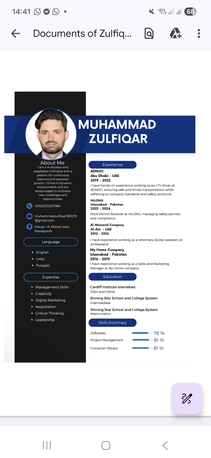 Islamabad, Job Seekers, Any Suitable Job [ New Saniyah Near Nesto]