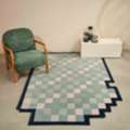 INR 48600,  Pixel Cloud Hand Tufted Rug