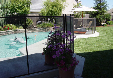 New York, Household, Pool Gates Near Hanford