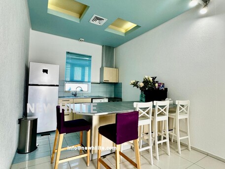 Salwa, Apartments, Flats, Houses & Villas, KWD 500/month,  Furnished,  2 BR,  Furnished Rooftop 2-Bedroom Apartment With Terrace For Rent In Salwa