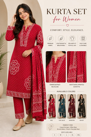 Mumbai, Clothing & Accessories, INR 1250,  Best Stylish Kurta Set For Women In Gondia