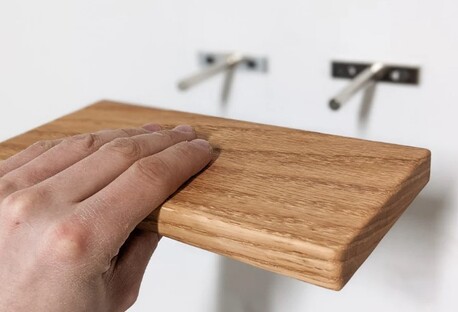 New York, Furniture, Skinny Wall Shelf Artistry Mahogany Shelves Mastery