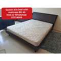 BHD 45,  🌍🌐Queen Size Bed With Mattress In Good Condition For Sale With Delivery