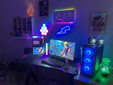 Jeddah, Computers, SAR 2500,  Gaming Desctop With Moniter Keyboard And Mouse