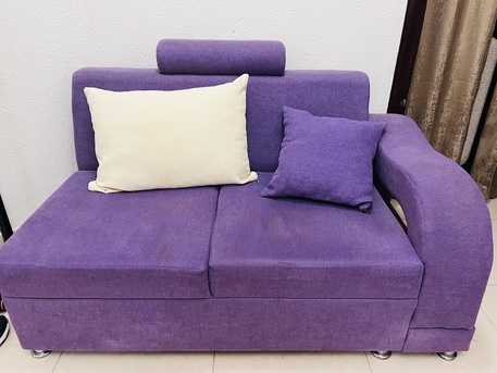 Al Thuqbah, Furniture, SAR 600,  Urgent Sale: 8-Seater Sofa &ndash; Well Maintained