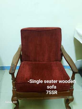 Dammam, Household Items, SAR 50,  House Hold Items Teak Wood King Size Cot,almirah,side Table,dining Table Etc