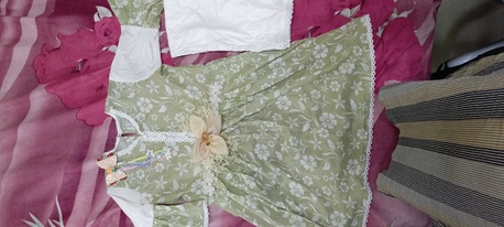 Jubail, Clothing & Accessories, SAR 30,  ✨ Hand-Stitched Lawn Baby Outfit + FREE Hair Clip (2&ndash;3 Years) ✨