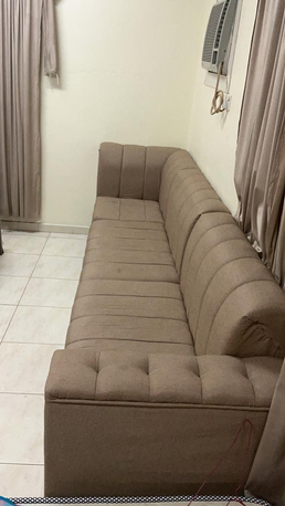 Jubail, Furniture, SAR 500,  Cornered Sofa L Shaped Sofa For Sale