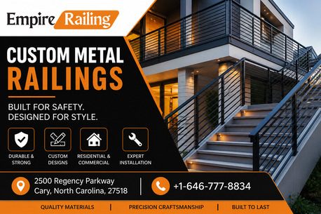 New York, Furniture, Custom Metal Railings In USA &ndash; Durable, Stylish & Made To Order