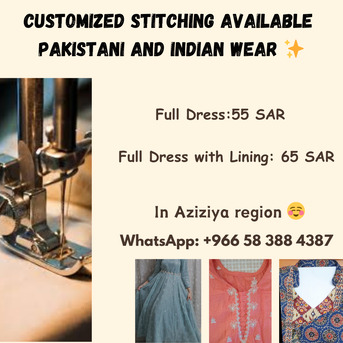 Jeddah, Fashion & Design, Ladies Tailor Available ✨