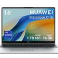 SAR 2800,  Huawei MateBook D16 2024-Core I9-RAM 16GB-SSD 1TB