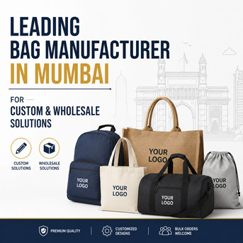New Delhi, Businesses For Sale, Leading Bag Manufacturer In Mumbai For Custom & Wholesale Solutions