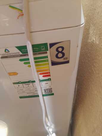 Riyadh, Household Items, SAR 450,  Fully Automatic Washing Machine 8kg Less Used