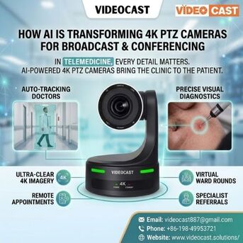 London, Electronics, GBP 89000,  How AI Is Transforming 4K PTZ Cameras For Tele-medicine In Medical