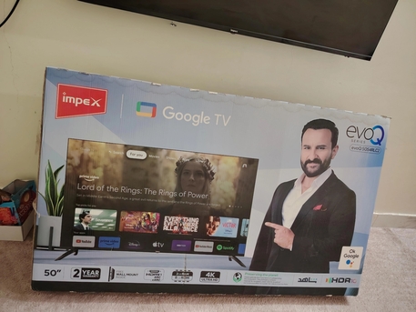 Taif, Electronics, SAR 800,  50 Inches Smart TV 4K Ultra  HD (Black)