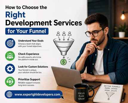New York, Web Design & Development, How To Choose The Right GoHighLevel Development Services For Your Funnel