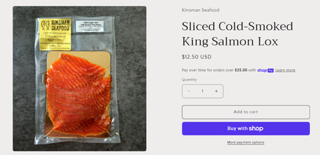 Washington DC, Food, USD 12,  Cold Smoked Salmon For Sale Online