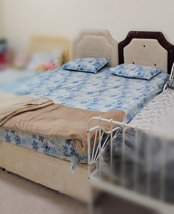 Taif, Furniture, SAR 200,  2 Single Wooden Beds And Dressing Table