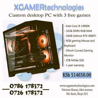 Nairobi, Computers, KES 514650,  Custom Produced Liquid Cooled Core I9 Desktop PC