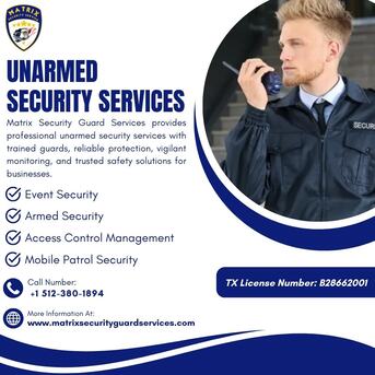 Austin, Security, Unarmed Security Officers In San Antonio