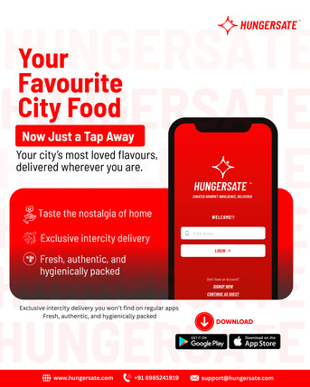 Hyderabad, Food Delivery, Explore Famous Regional Menus: Hungersate Intercity Food Delivery App