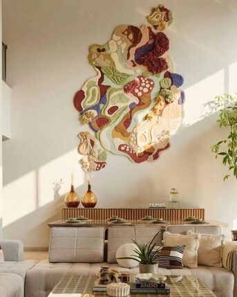 Lucknow, Furniture, INR 45500,  Earth&rsquo;s Canvas Wall Rug