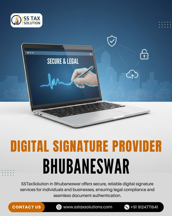 Bhubaneswar, Accounting, Digital Signature Provider In Bhubaneswar