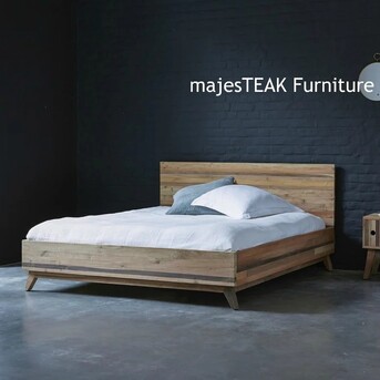 Kuala Lumpur, Furniture, MYR 3800,  Teak Solid Bed Frame RB-001