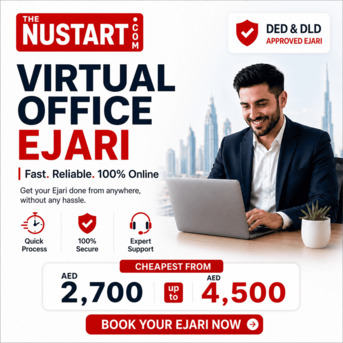 Dubai, Business, DED & DLD Approved Virtual Office Ejari In Dubai 🏢✨