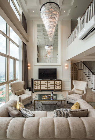 Ho Chi Minh City, Sublets, USD 6000/month,  4 BR,  325 Sq. Meter,  4 BR PENTHOUSE - THE VISTA AN PHU - DIRECT RIVER VIEW