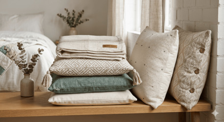 Mumbai, Household Items, INR 999,  Cotton Pillow Covers Online India Soft & Breathable | TheIndiGlobal