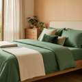 INR 1499,  Green Bedsheets Online India Fresh & Premium Cotton | TheIndiGlobal