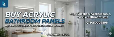 Mumbai, Health & Beauty Items, INR 600,  Upgrade Your Space: Why You Should Buy Acrylic Bathroom Panels
