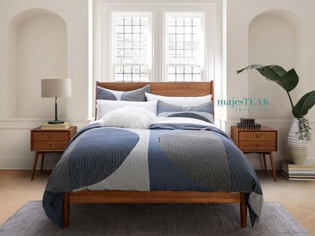 Kuala Lumpur, Furniture, MYR 3200,  Teak Wood Bed -Meng Design