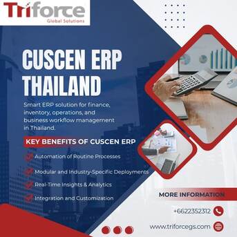 Bangkok, Business, Cuscen ERP Thailand: Smart Business Solution