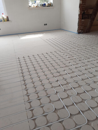 Berlin, Construction, Trockenbau Fußbodenheizung &ndash; Effizient & Schnell