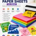 Color Paper Sheets To Print: Bright And Professional Printing Solution