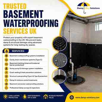 London, Household, Professional Basement Waterproofing Company UK