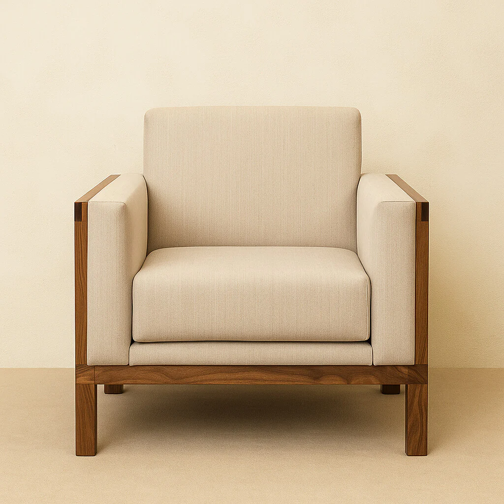 Mumbai, Furniture, INR 29999,  Solid Wood Single Seater Sofa &ndash; Premium Sheesham Armchair At 50% Off