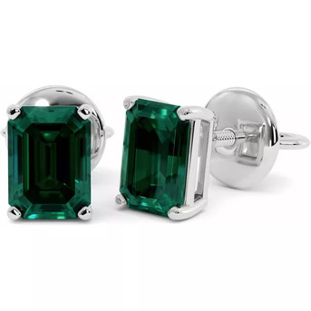Dubai, Jewelry, Grown Emerald Earrings: Timeless Green Elegance With Modern Sustainable Luxury