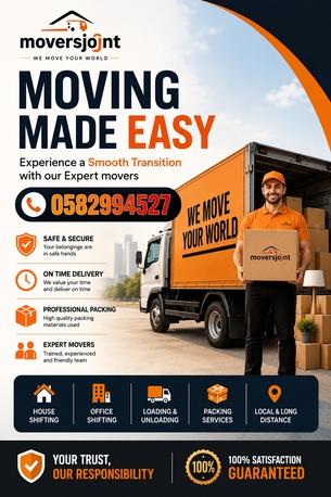 Dhahran, Household, Moving Made Easy Experience A Smooth Transition With Our Expert Movers Contact 0582994527