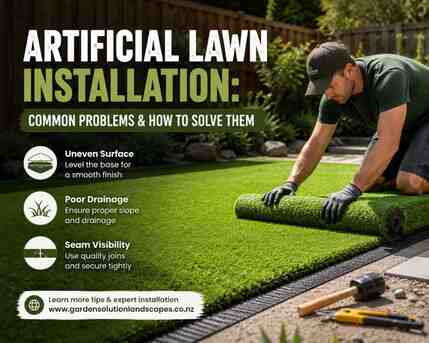 Auckland, Farm/Garden, Artificial Lawn Installation: Common Problems And How To Solve Them