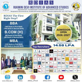Rohini, Education, Top BBA Colleges In Delhi NCR &ndash; Unlock Creativity & Career Growth With RDIAS
