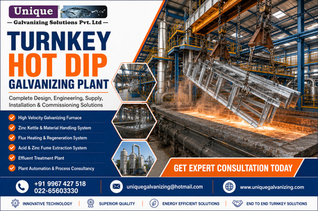 Mumbai, Business, Turnkey Hot Dip Galvanizing Plant