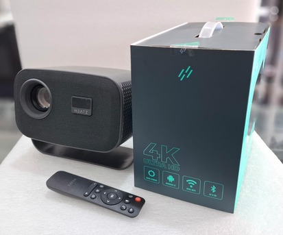Manama City Centre, Electronics, BHD 35,  Brand New 4K Smart Android WIFI Projector (Built-In Play Store) & Mobile Screen Sharing