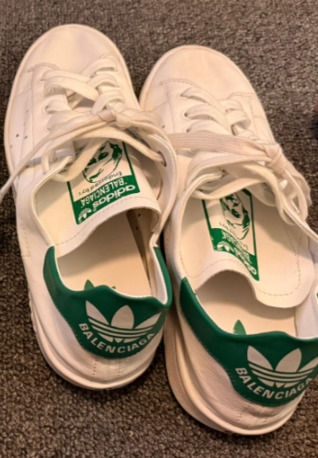 Al Jubail Al Balad, Clothing & Accessories, SAR 699,  Super Sale! Brand New Adidas Balenciaga Shoes, Size EUR 40, Stan Smith, White